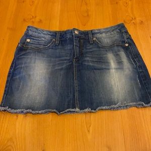 Bebe jean skirt